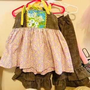 Size 4 Matilda Jane Violet+ Ellie & Lindy Ruffles